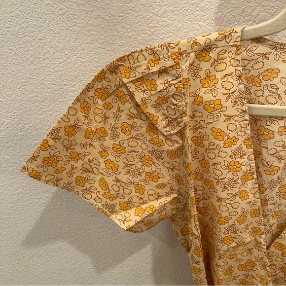 MADEWELL Floral Short Sleeve Wrap Dress - Picture 2 of 8
